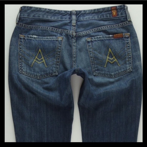 7 For All Mankind Denim - 7 For All Mankind A Pocket Jeans Women's 28 #806